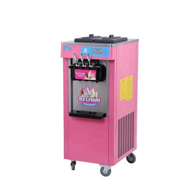 China Snack Factory Yowon Ice Cream Cone Makers Factory Price Frozen Yogurt Machine Commercial Standing Soft Ice Cream Machine for sale