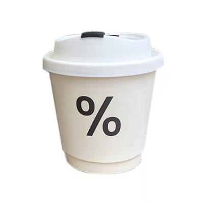 China Viable Disposable Hot Drinks Wallpaper Cup Takeaway Single Wall Coffee Cups Double for sale