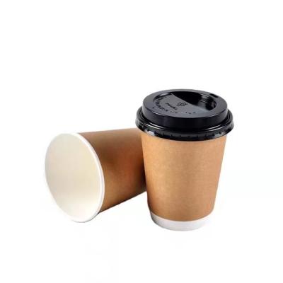 China Custom Sustainable Logo Coffee Paper Cups , Disposable Biodegradable Coffee for sale