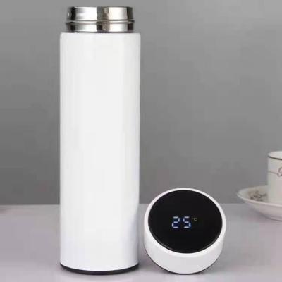 China Sustainable Insulated Digital Smart Vacuum Flask Led Temperature Control Stainless Steel Smart Water Bottles for sale