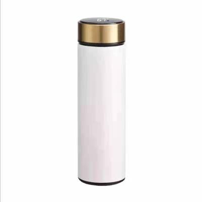 China New Creative Custom Made Viable Logo Temperature Display Stainless Steel Water Mug Thermos Mug With Smart for sale