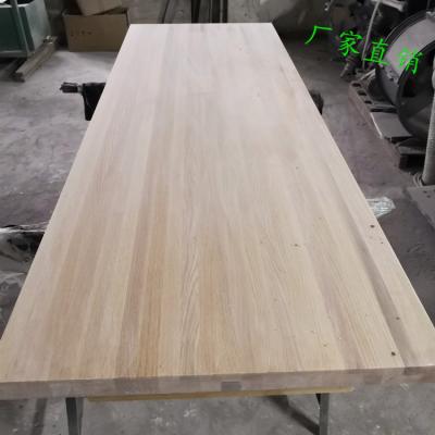 China Solid Wood Frame - Solid Oak Wood Panels Modern Dining Table Set for sale