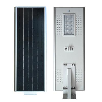 China ROAD High Power IP65 Outdoor Waterproof All In One Integrated 60w 100w Led Solar Street Light for sale