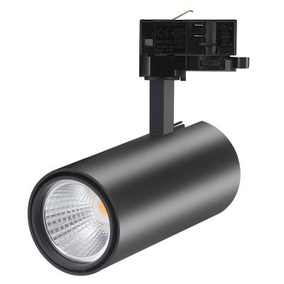 China Modern Lowcled New Arrival 90-130lm/w 4 Wire 3 Phase ADC12 Matrix Cast Aluminum COB 20w Led Track Light for sale