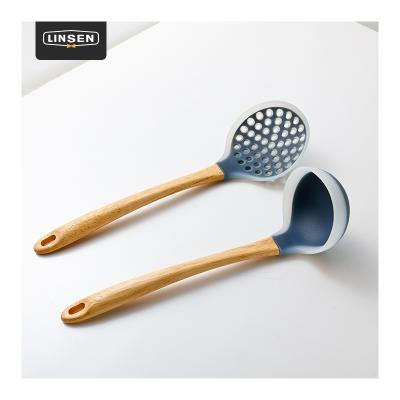 China Cheap Reusable Custom Home Silicone Stocked 2 High Quality Amazon Kitchen Cookware Eco Cooking Tools Utensil Sets for sale