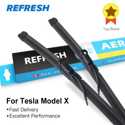 China Windshield Wiper Blades With Spray Bar For Tesla Model X Fit Pinch Tab Arms 2016 2017 2018 2019 28