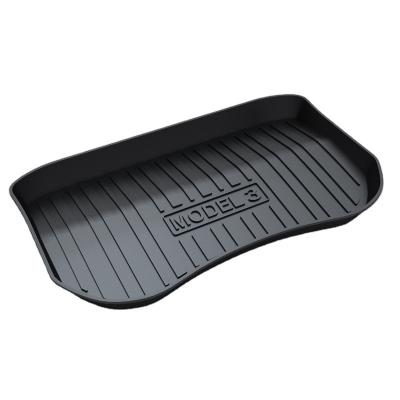 China TPO Front Trunk Storage Mat Rear TPO rubber floor waterproof tasteless for Tesla Model 3 2017 2018 2019 for sale