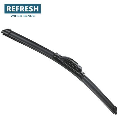 China Universal flat wiper blades with NEW CLICK IN ADAPTER SYSTEM fits for all car models wiper HY-910 for sale