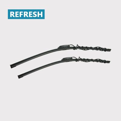 China PEUGEOT 807 2002-2005 OE Front Wiper Blades Rubber Precise Fit Jet Washer Nozzle 100%Natural Fit for sale