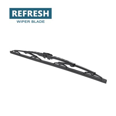 China Conventional Hook Wiper Blades Traditional U Metal Wiper Blades With Good Rubber Graphite Coating HY-55A for sale