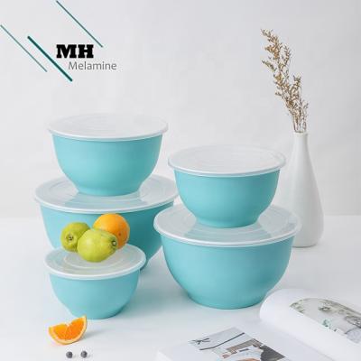 China New Sustainable High Quality Melamine Two Tone Bowls EU2020/1245 Bamboo Fiber Bowls for sale