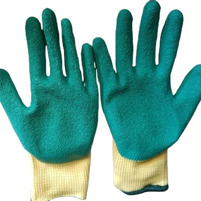 China Safety Anti-Slip Direct Wholesale Protection Use 10 Gauge 21S T/C Liner Coated Latex Ply Finish Working Gloves for sale