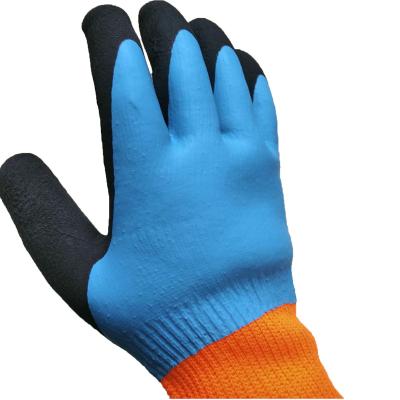 China Highly Flexible with Optimum Dexterity Design Work Protection New Use 7 Gauge Terylene Terry Liner Double Dipped, Smooth Latex Fully+Latex Foam Gloves for sale