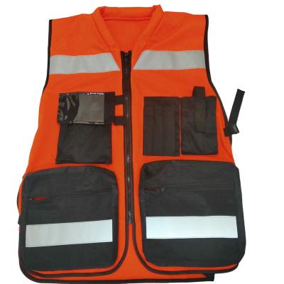 China Manufacturers Direct Selling Reflector Vests Fire Proof Reflect Safety Polyester Sfj-Mc81 Reflecting Vest for sale