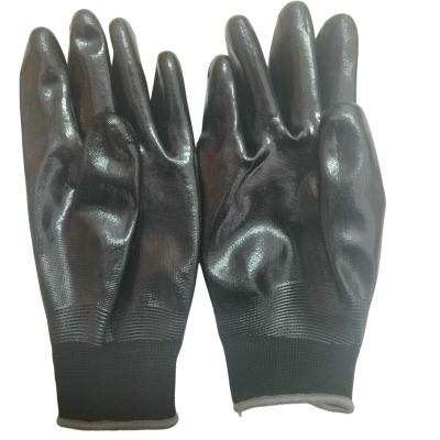 China High Quality Anti-smash Safety Protection Use With Bamboo Nitrile Coated Garden Gloves for sale