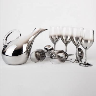 China New Classic/Postmodern Raymond Wine Glass Gift Set Wine Glass Decanter Set for sale