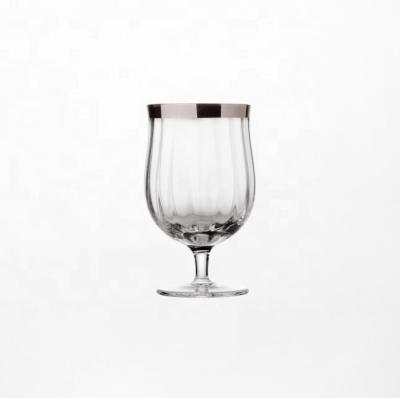 China Raymond Wholesale KOREAN Rhinestone Wine Glass Brandy Short Whiskey Stem Wine Glass for Party and Banquet for sale