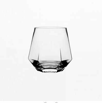 China New Classic/Postmodern Raymond Polygonal Crystal Transparent Glass Wine Mug For Whiskey for sale