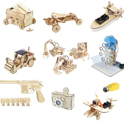 China Safety than other educational toys pretend to play aesthetic science toys for kids games wooden puzzle 3d STEM games for sale