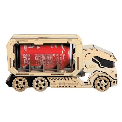 China Sealand Wooden Craft Wooden Laser Cut Diy Piggy Bank 3D Wooden Puzzle For Adults for sale