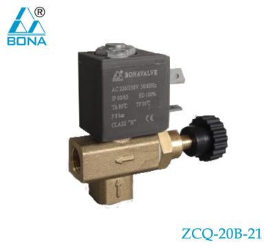 China Brass Flow Control Gas Solenoid Valve ST-20B-21-40 ZCQ-20B-21 for sale