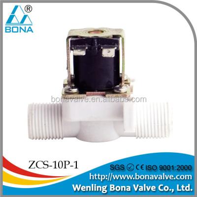 China PVC General Water BONA Liquid Solenoid Valve (ZCS-10P-1) for sale