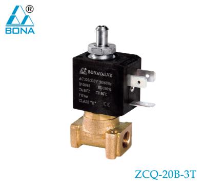 China BONA 2/3 Way Brass Solenoid Valve For Coffee Machine 1/8