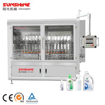 China 50-5000ml Automatic Food Liquid Soap Cream Lotion Detergent Shampoo Cosmetic Viscous Paste Filling Machine for sale