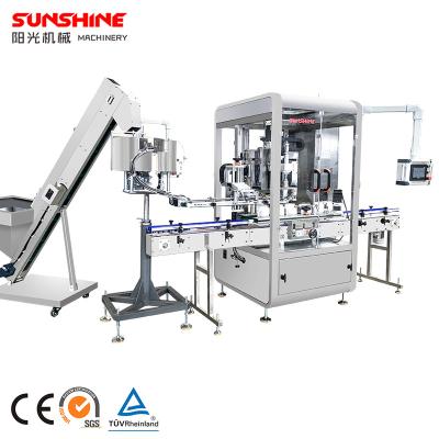 China Transfer Tracking Type 1L 2L 3L 4L 5L Food Bottle Capping Sealing Machine Gallons Jerrycan Plastic Cap Cap Closing Machine for sale