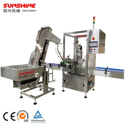 China Automatic Straight Line Servo Oil Bottle Food Torque Capper Capper Machine for sale