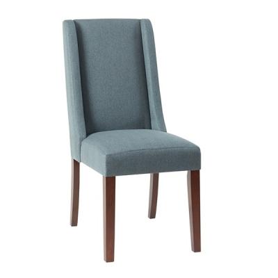 China Tuffet Fabric Upholstered Dining Chairs , Woven Padded Dining Room Chairs for sale