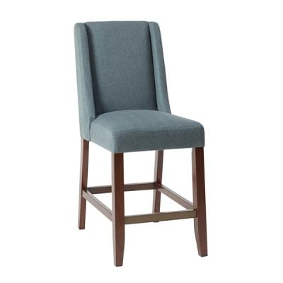 China Tailore Seat Upholstered Bar Stools With Solid Frame Construction for sale