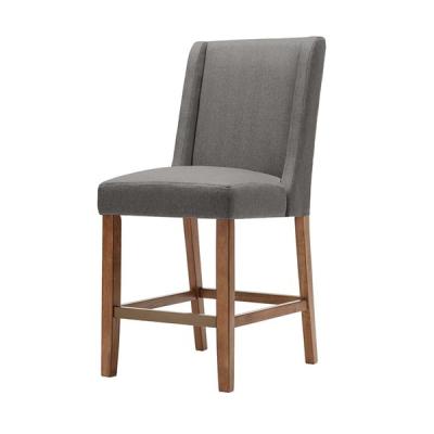 China Famic Upholstered Counter Height Stools , Breakfast Bar Chairs With Birch Legs for sale