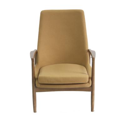 China Ash Solids  High Back Arm Accent Chair  With Strong Wood Dowel Constructin for sale