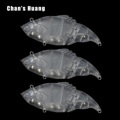 China Chan Huang 7.8CM 10.5G Artificial Tilipia 2 Segmented Blanks Swim Bait Joints Floating Hard Fishing Lures Unpainted Swimbait JM71 for sale