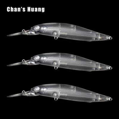 China Huang Hot Sale ABS Hard Plastic Chan's Floating Artificial Bait Bass Fish Rattle Balls Diving Bill 13CM 13.2G Bass Fishing Lure Blanks Unpainted for sale