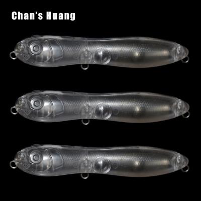 China Huang 10CM 14.4G Unpainted Wobbler Crank Wobbler ABS Hard Plastic Chan Chan Clear Hard Plastic Body Topwater Fishing Minnow Primer Blank Pencil Lures for sale