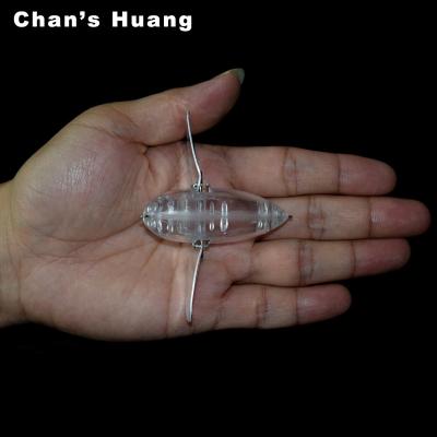 China Unpainted ABS Hard Plastic Chan Huang Topwater Lure 5.8cm Bee 10.5g Blade Spoon Hard Wings Plastic Artificial Bait Tackle for sale