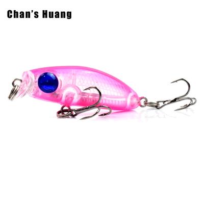 China ABS Hard Plastic Chan Huang Floating Minnow 4CM Wobbler 2.95G Pencil Treble Hooks Small Baits Hard Lures Fishing Saltwater Mini Minnow Lure for sale