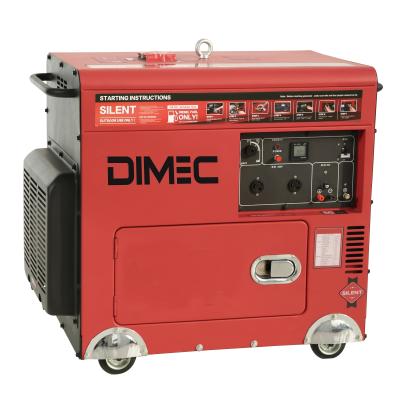 China PME8000SE Hot Sale 192F Engine Portable Diesel Generator PME8000SE for sale