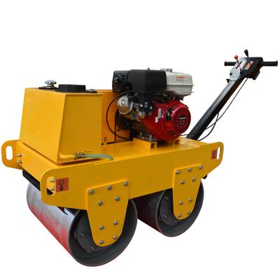 China Construction worksÂ   PME-R600 600kg Walk Behind Double Vibrator Type Gasoline Honda / Diesel Engine Road Roller for sale