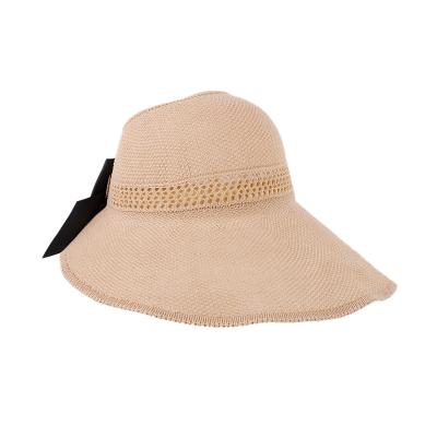 China Lady Folding Visor Promotional Summer Sun Visor Wholesale Hat Women Wide Brim Sun Visor Hat for sale