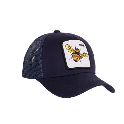 China Fashion COMMON Bulk Design Embroidery Gorras Deportivas Baseball Cap Custom Animal Mesh Cap Simple Hats Animal Mesh Cap for sale