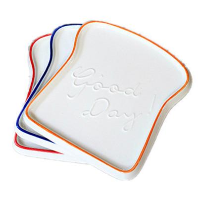 China Europe Style Hot Sale Children's Simple Home Breakfast Tray Ceramics Western Food Bread Dish for sale