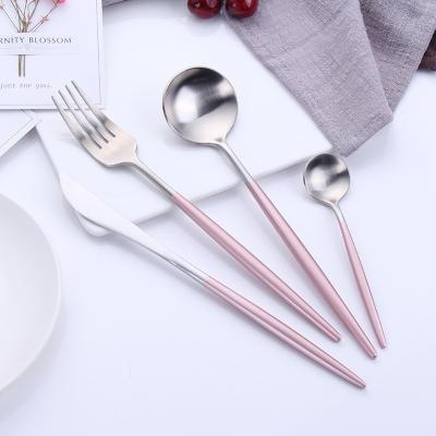 China Sustainable Dinner Ware Set Western Dinner Set Chopsticks Fork Spoon Knife Set Tableware for sale