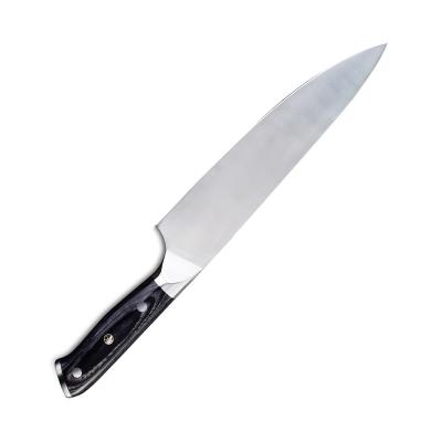 China Viable Hot Selling 8 Inch Kitchen Rivets Group Of Ten Handle Damascus Chef Knife for sale