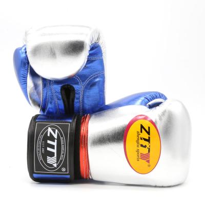 China New Type Breathable Attractive PU Leather OEM 12oz Customs Officers Training Boxing Gloves for sale