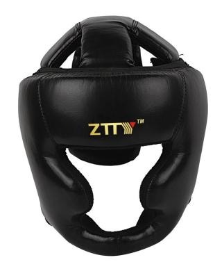 China Hot Selling Leather/Customized PU Factory Supply Good Quality Professional Boxing Safety Sports High Head Guard for sale