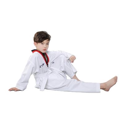 China Good Durable Karate Competition Lightweight Training Martial Arts White Uniform for sale