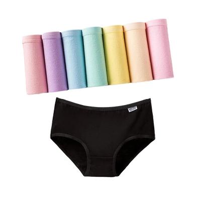 China Wholesale High Quality Candy Color Breathable Women's Cotton Panties Sexy Ladies Underwear for sale